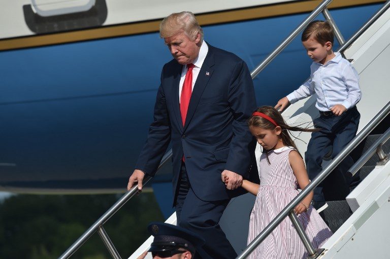 Trump begins 17-day vacation as troubles brew in Washington