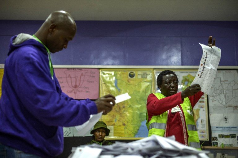 Kenyatta leads Kenya election results as opposition cries foul