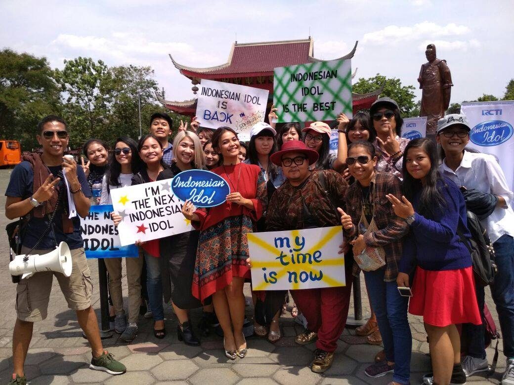 Audisi di Semarang bersama Citra Skolastika. Foto dari Facebook/Indonesian Idol   