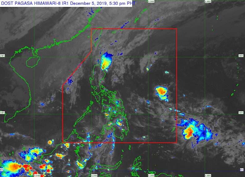 Rain to persist in parts of Northern, Central Luzon on December 6