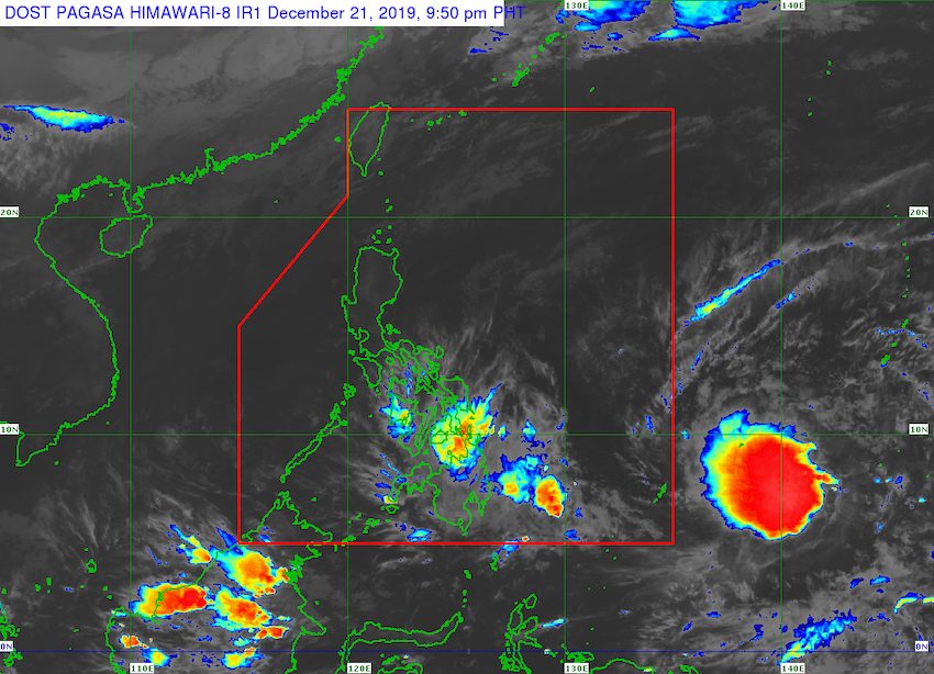 Tropical cyclone might enter PAR by December 22 or 23
