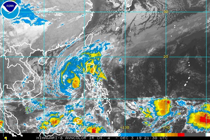 Tisoy weakens into severe tropical storm