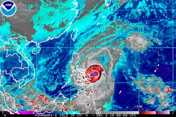 As Typhoon Tisoy nears, Signal No. 3 in more areas, No. 2 in Metro Manila