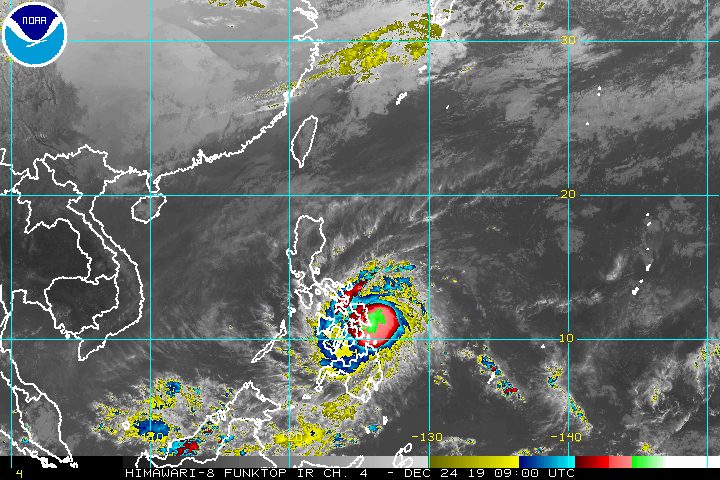 Typhoon Ursula makes landfall in Eastern Samar
