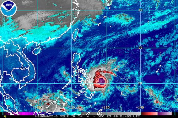 Ursula intensifies into severe tropical storm