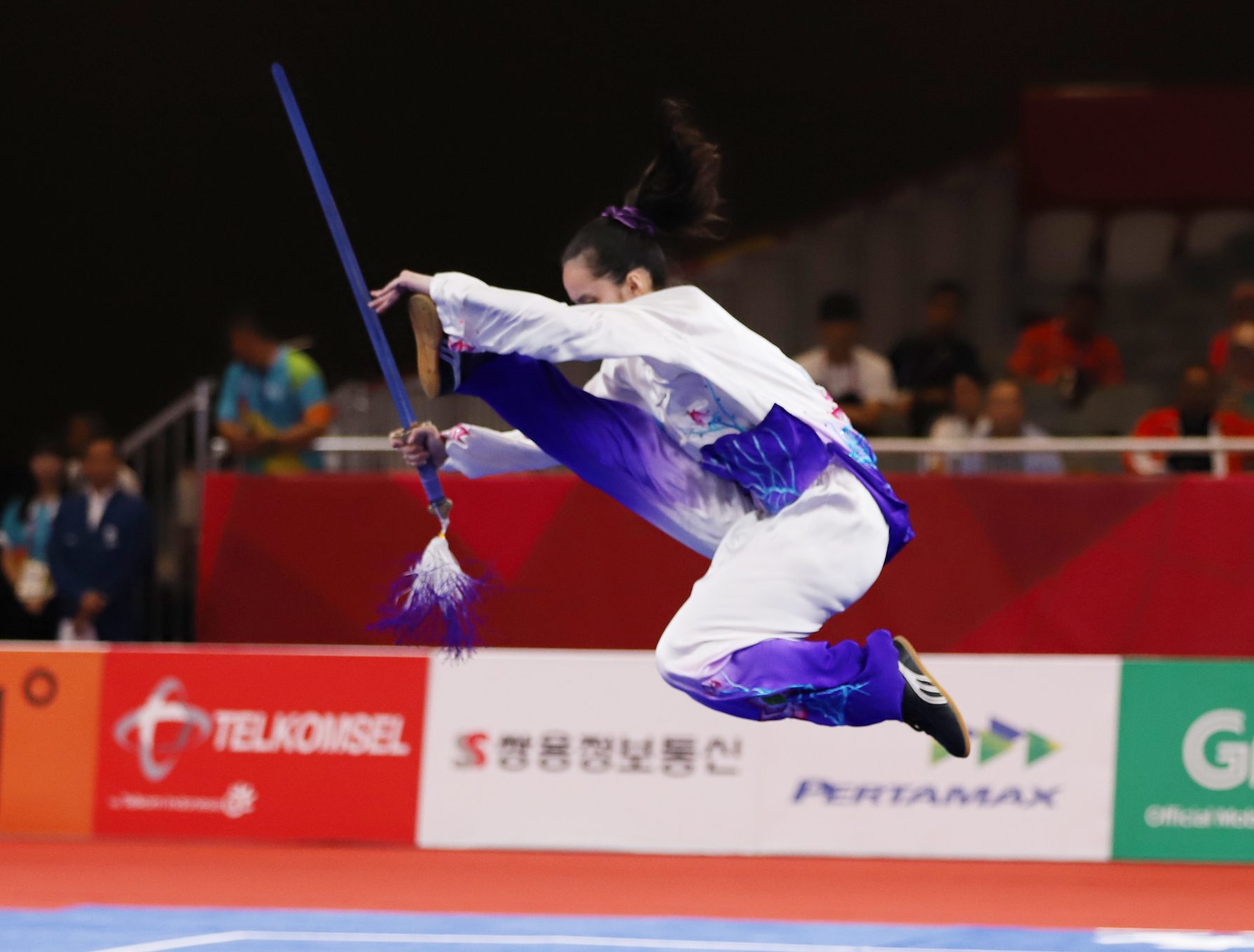 HIGH PERFORMANCE. Agatha Wong delivers a performance worthy of an Asian Games bronze. Photo from Asian Games media pool
  