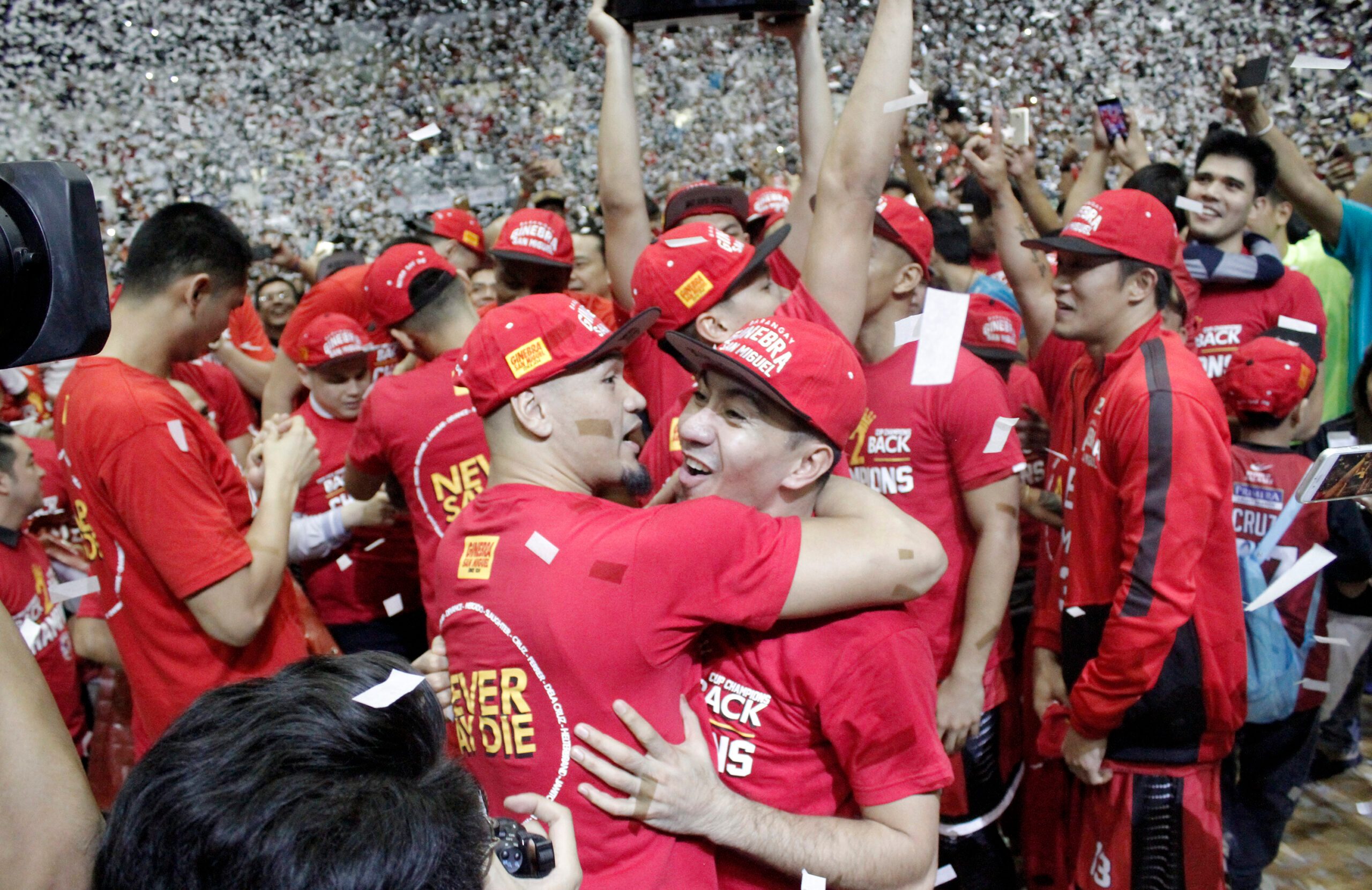 IN PHOTOS: Barangay Ginebra celebrates second straight Governors’ Cup championship