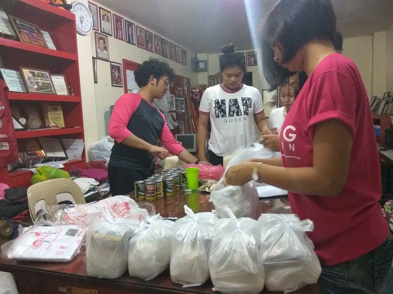 Samar youth kick off donation drive for Marawi evacuees