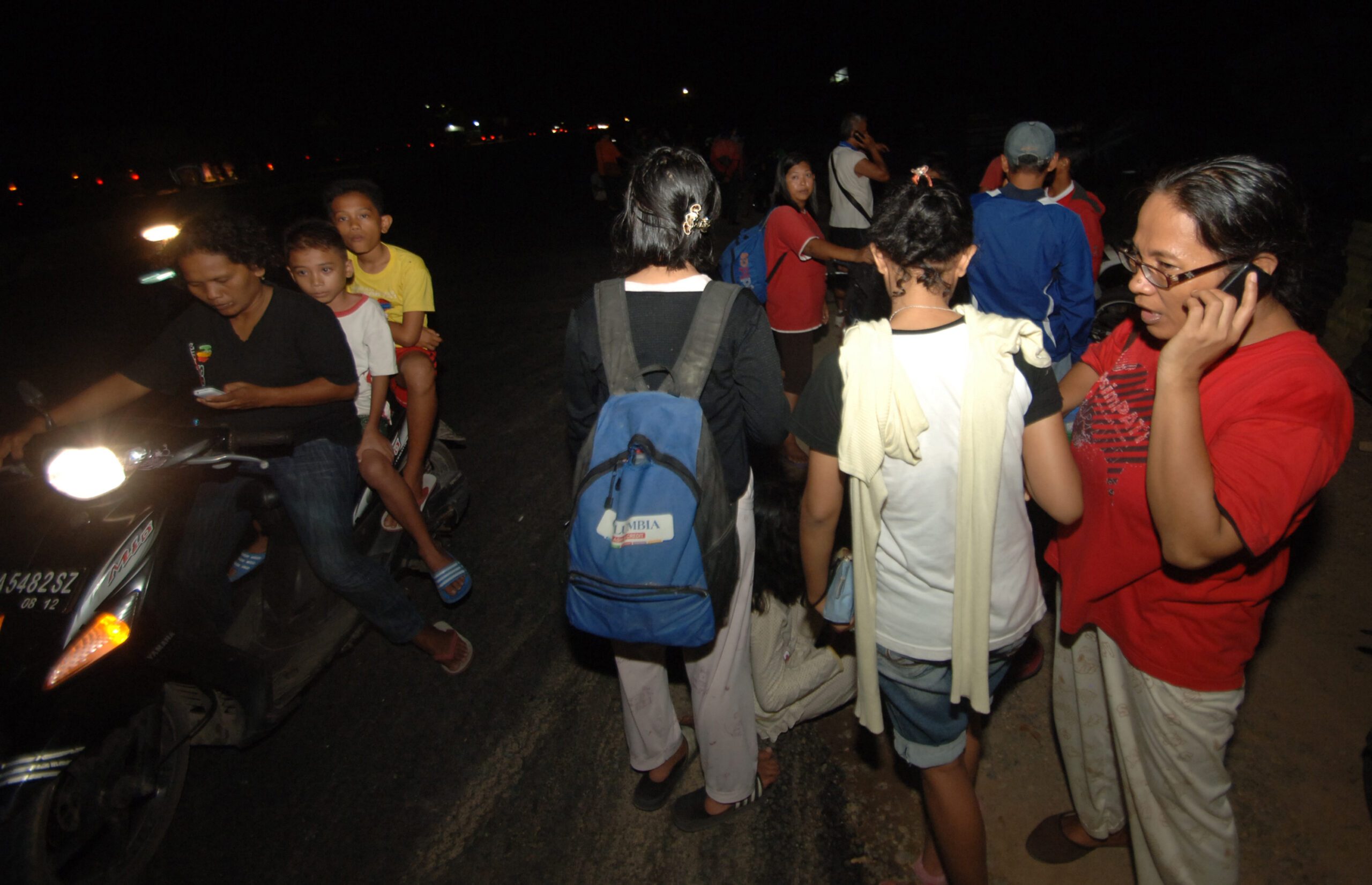 FOTO: Kepanikan warga Padang pasca Pulau Mentawai diguncang gempa