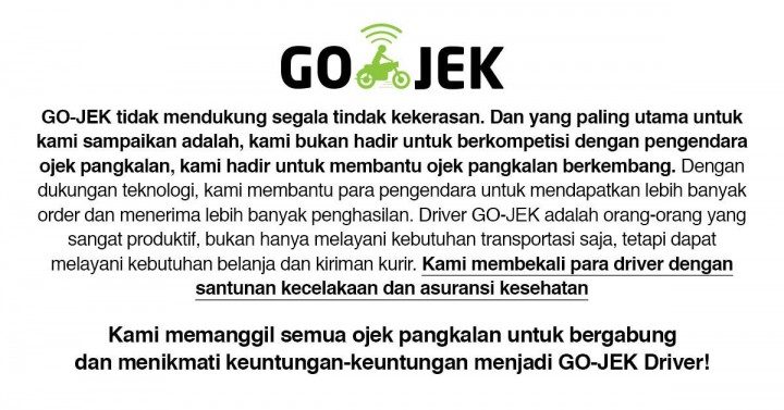  Flyer Go-Jek yang ramai beredar di media sosial
