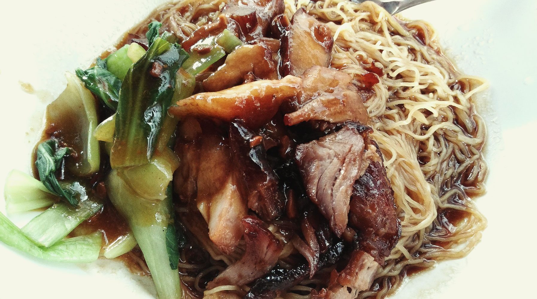 Amazing Char Siew noodles 