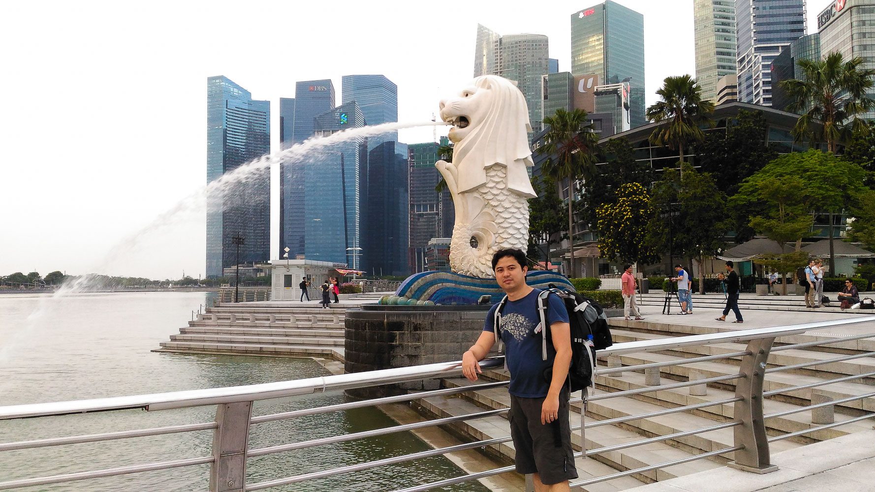 Meeting the Merlion in Singapore  