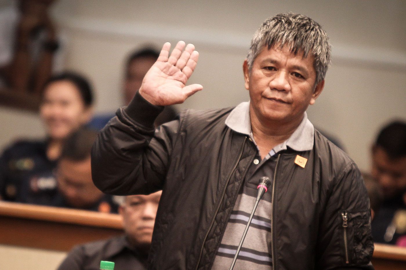 WHISTLEBLOWER. Alleged former Davao Death Squad member Edgard Matobato. Photo by Joseph Vidal/PRIB 