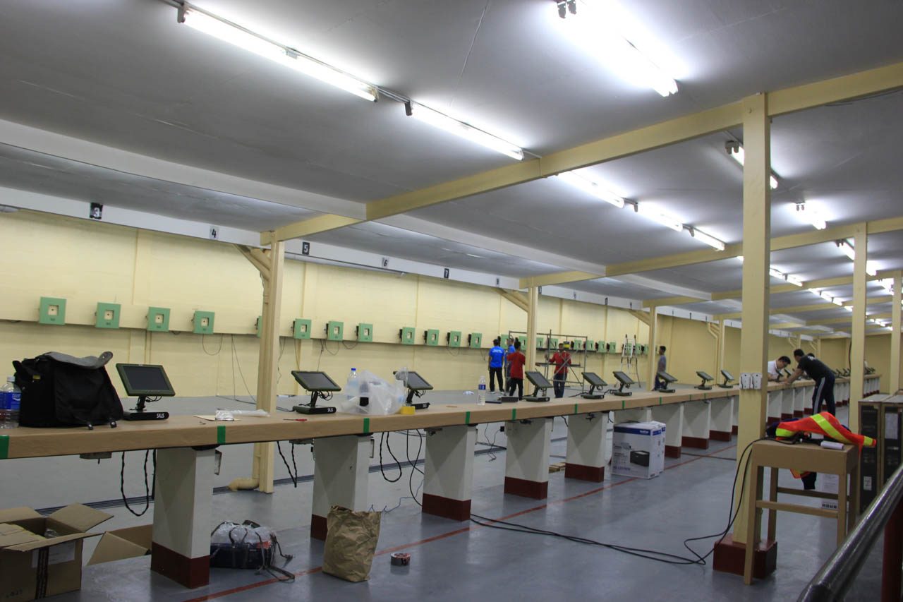 FIRING RANGES. The firing ranges at the Marine Corps Force Development Center will host the air pistol, air rifle, and precision pistol competitions of the 2019 SEA Games. Photo courtesy of the Philippine Marine Corps 