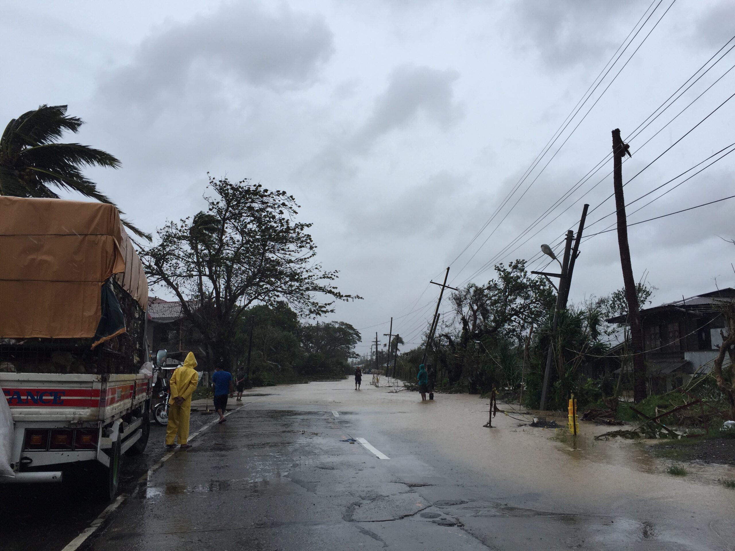 IN PHOTOS: Floods, fallen trees in Ilocos Sur