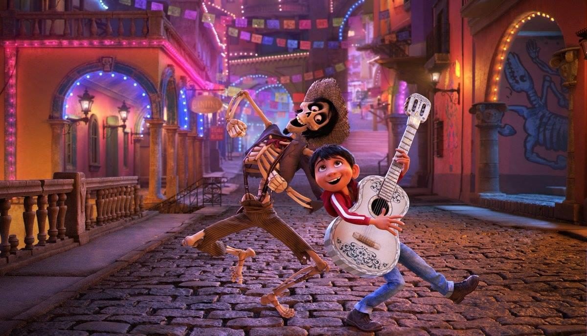 'COCO.' Even though she deals with 3D animation day-to-day, Gini is still inspired by 2D work. Photo courtesy of Disney-Pixar 