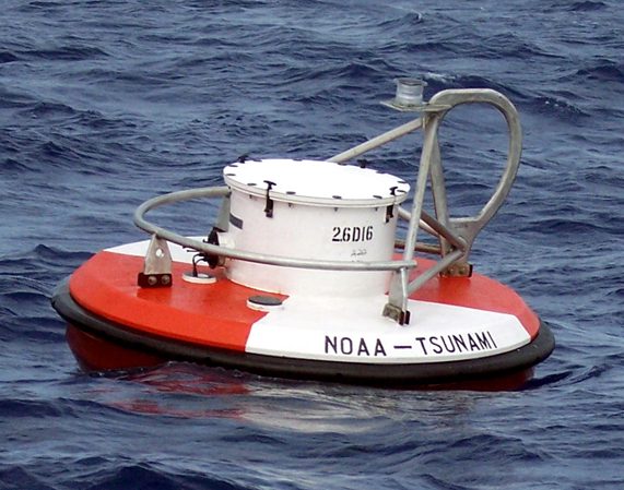 TSUNAMI BUOYS. Phivolcs' Ishmael Narag says US-controlled tsunami buoys are placed all over the Pacific Ocean. Rappler file photo   