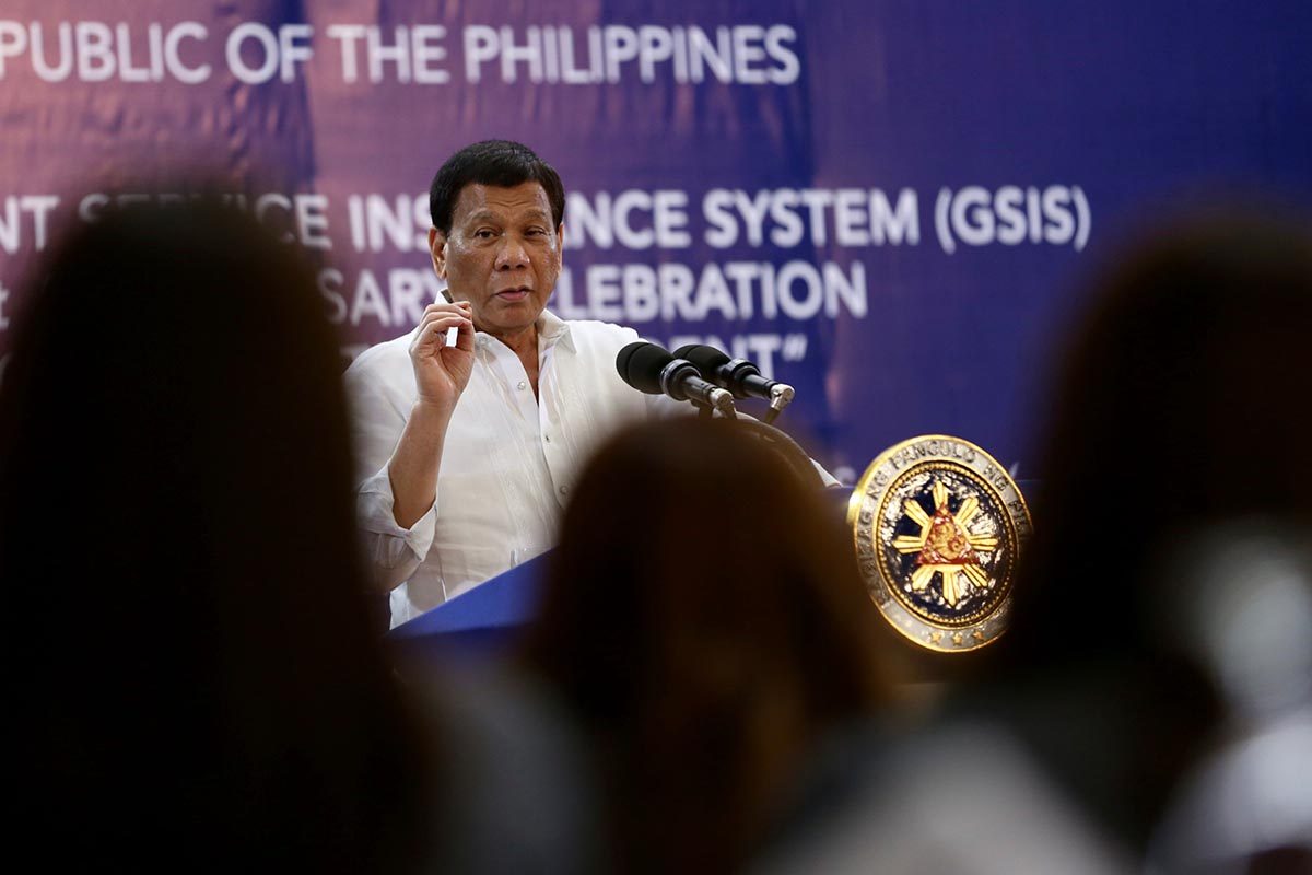 Duterte says he’ll ‘let jueteng be’ for now