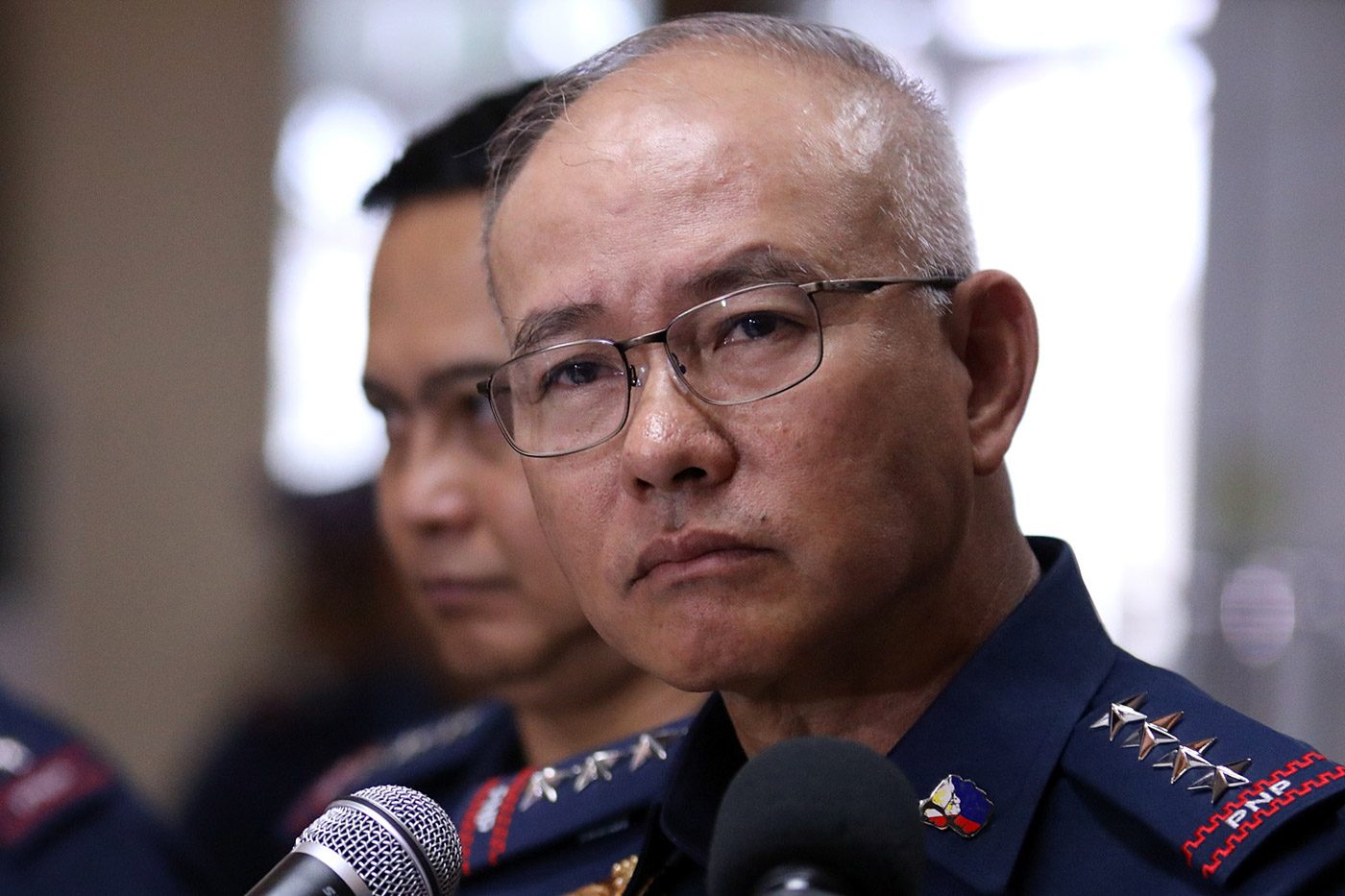 NO CONFIRMATION. PNP chief Oscar Albayalde could not immediately confirm the President's claim of an ouster plot against him. File photo by Darren Langit/Rappler 