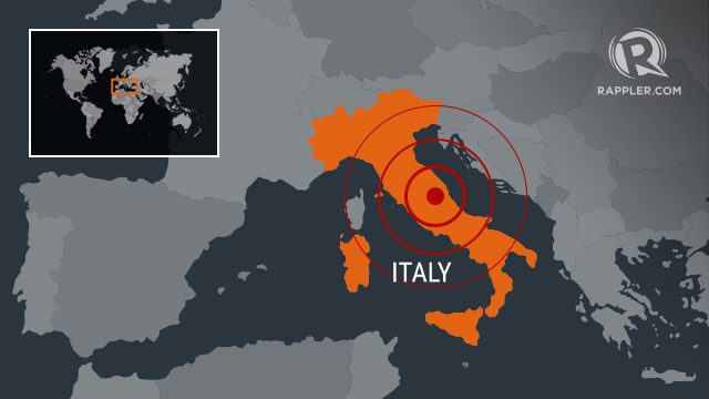 Strong quake rocks central Italy