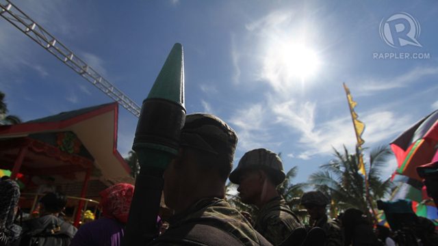 STILL ARMED. MILF troops in Maguindanao. File photo