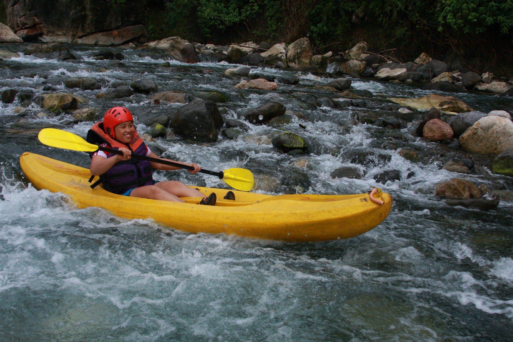 Kayaking at Tibiao River. Photo by by Marcos Caratao 