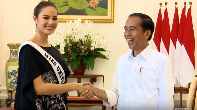 WATCH: Catriona Gray meets Indonesian president Joko Widodo