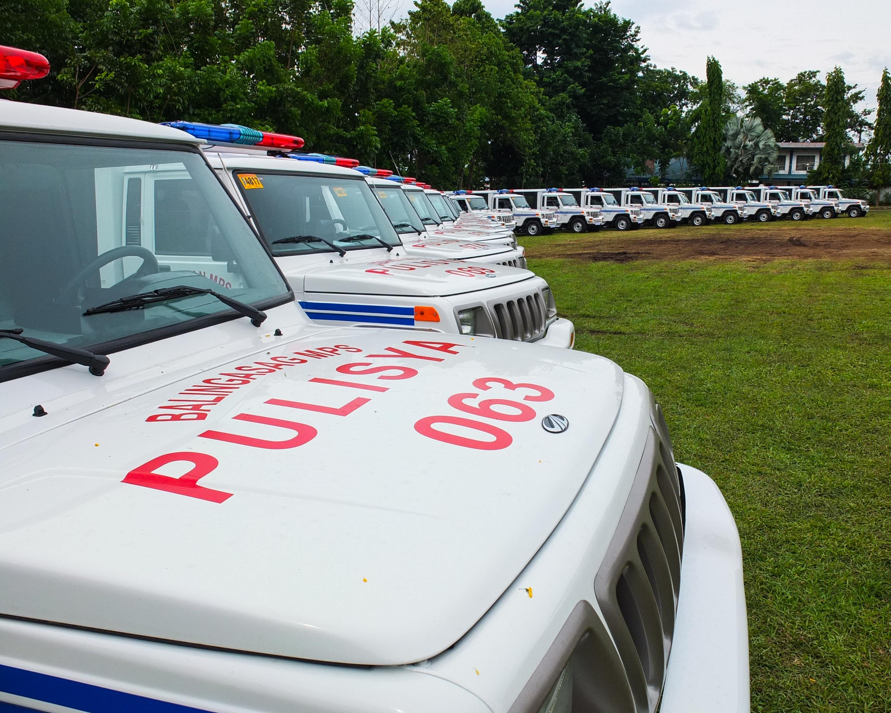 FOR PATROL. 23 units of this patrol jeep were distributed to the 23 towns of Misamis Oriental on Friday, July 3, 2015 at Camp Vicente Alagar, headquarters of the PNP in Northern Mindanao. Photo by Bobby Lagsa/Rappler 