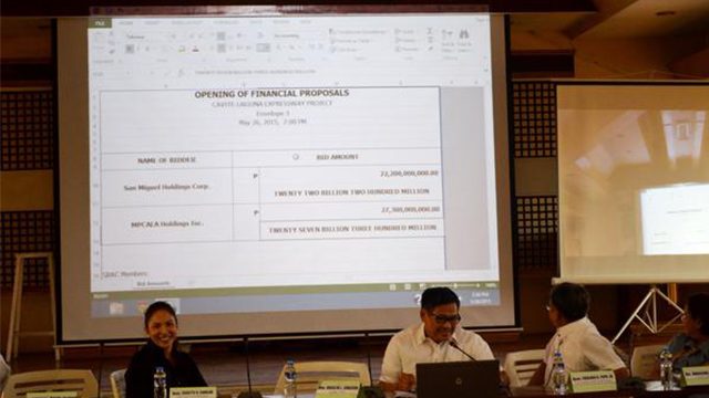 PENDING REQUIREMENTS. MPCALA would have to shell out 20% of the total premium bid upon the signing of the concession agreement tentatively scheduled on July 14. File photo from DPWH Twitter account 