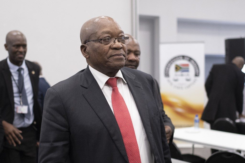 South Africa’s Zuma tells graft probe he’s a victim of conspiracy