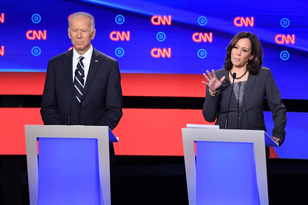 Rivals clash with frontrunner Biden at Democratic debate