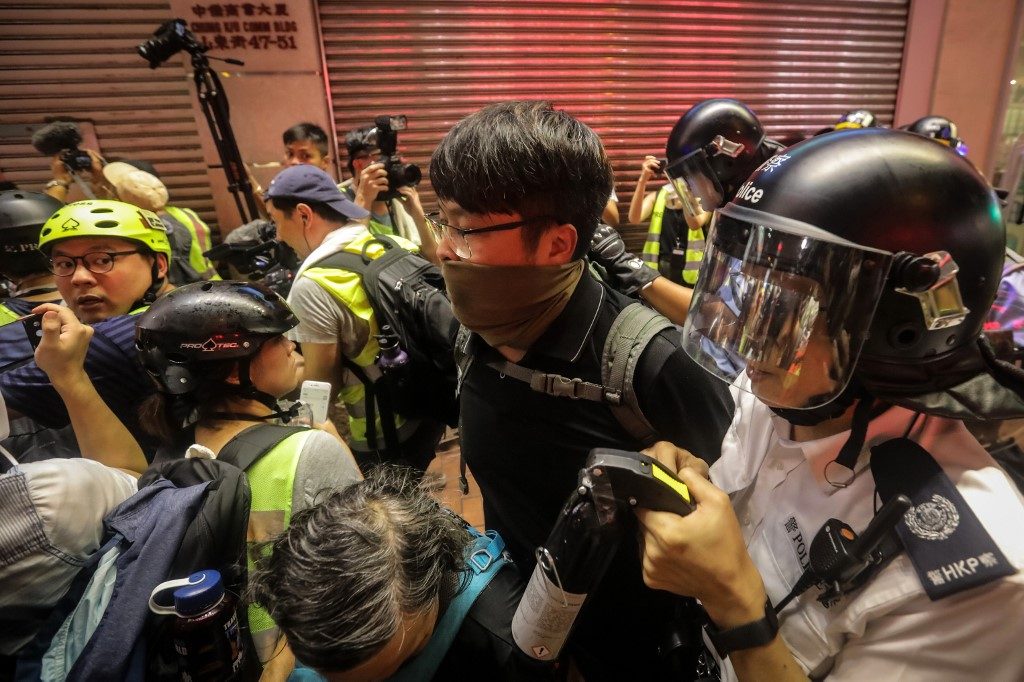 Hong Kong protesters moot Bank of China ‘stress test’ after latest clashes