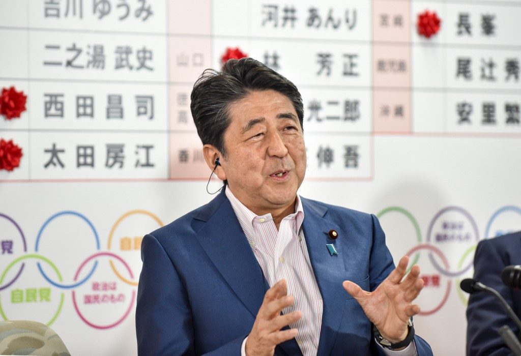 Japan’s Abe vows to reform constitution despite no ‘supermajority’