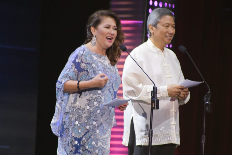 Tessie Tomas and Dr. Nicanor G. Tiongson. Photo by Paolo Abad/Rappler 