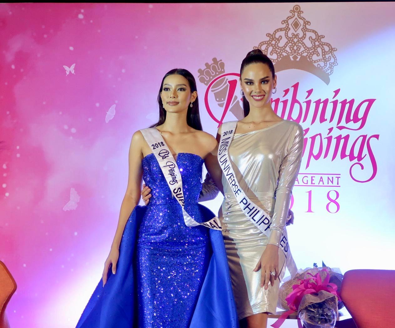 Catriona Gray and Jehza Huelar are ready for their beauty battles