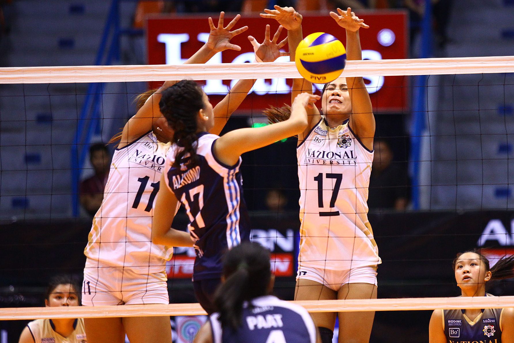 NU crushes Adamson in straight sets to open second round