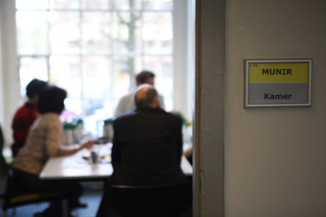 Peresmian ruangan Munir Kamer di kantor Amnesty International, Amsterdam, 13 April 2015. 