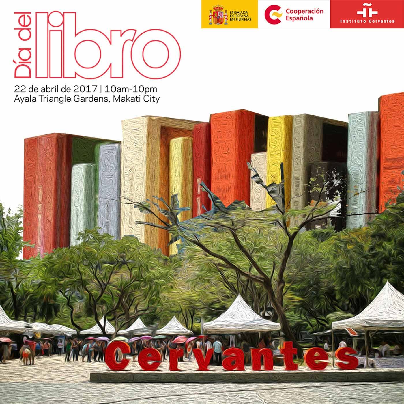 Instituto Cervantes holds Dia del Libro in Ayala Triangle April 22