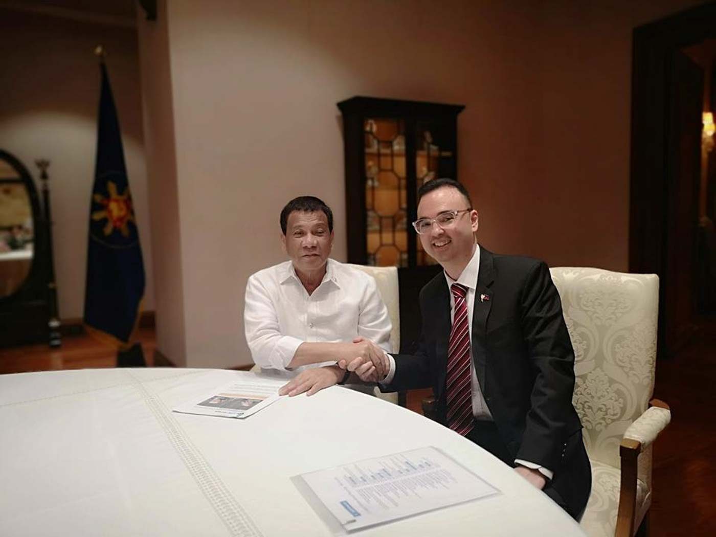 Resignation? Cayetano posts cryptic photo with Duterte