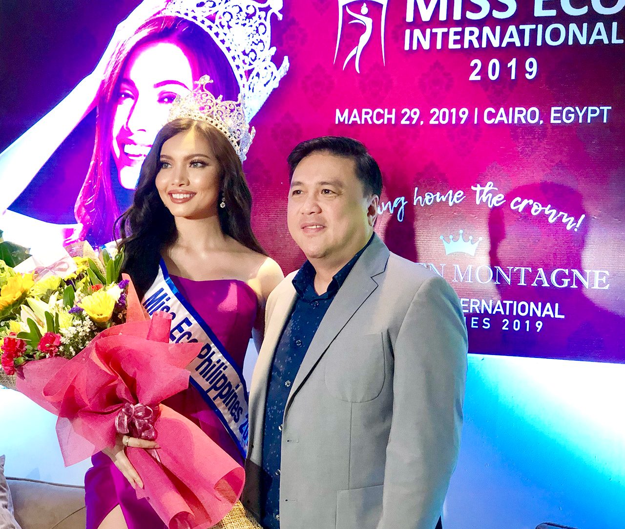Maureen Montagne hopes for a back-to-back win in Miss Eco International
