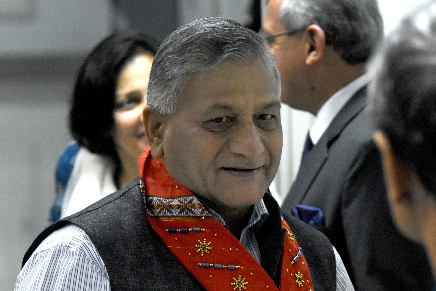Indian Minister of State for External Affairs General Vijay Kumar Singh. Photo by Angie de Silva/Rappler 