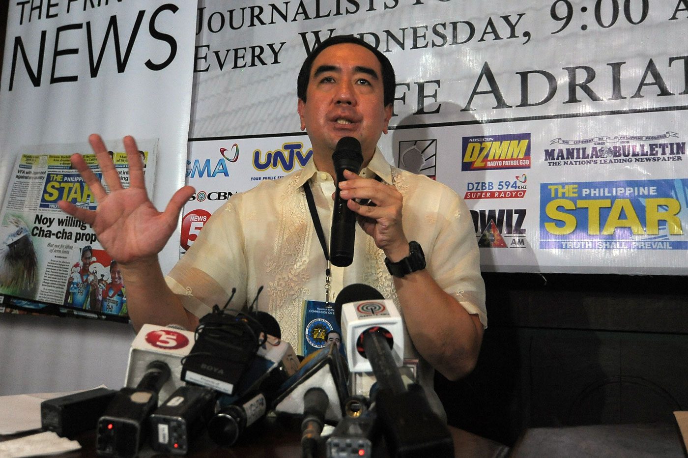 Comelec Chair Bautista’s resignation effective immediately – Malacañang