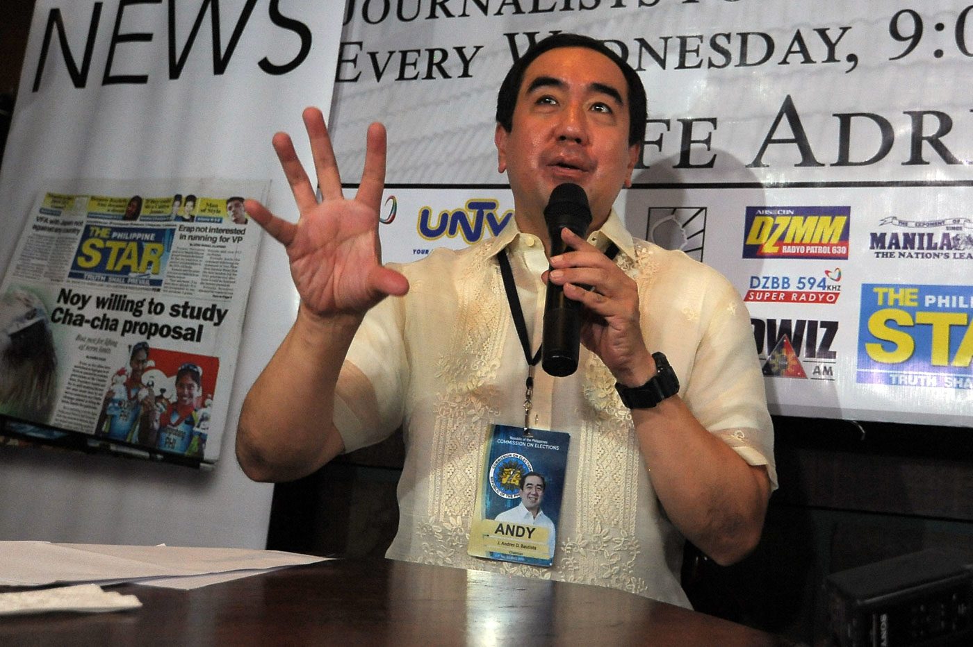 Comelec Chairman Bautista’s resignation not ‘irrevocable’