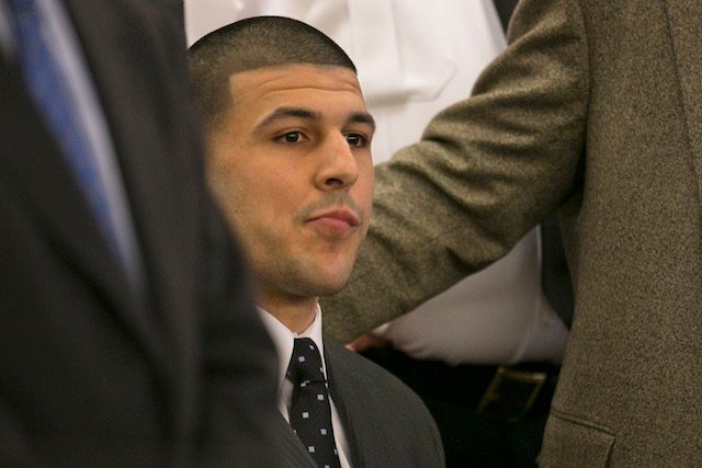 Former NFL star Aaron Hernandez jailed for life for murder