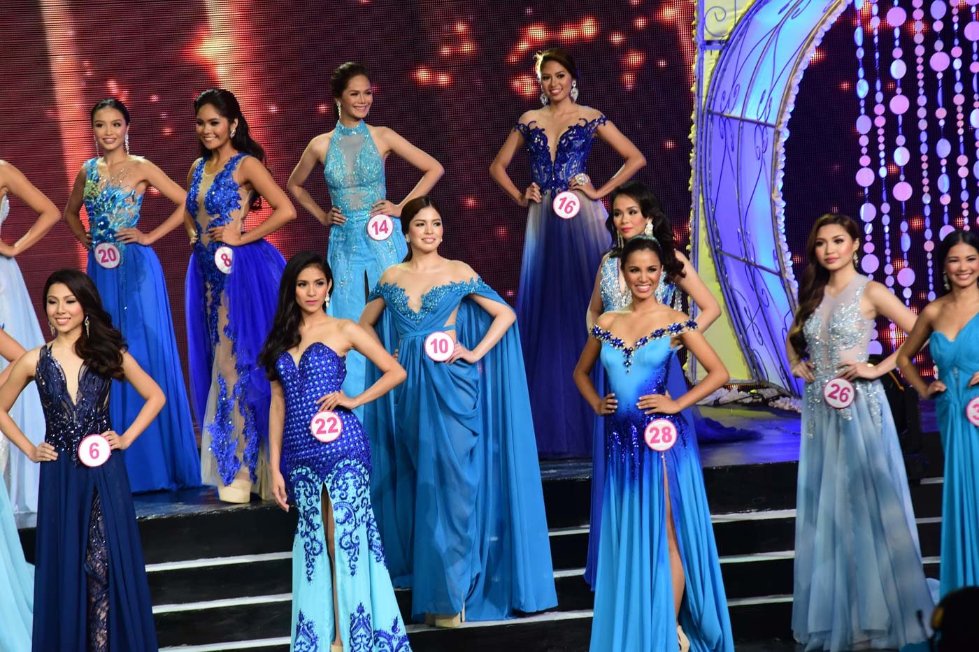 IN PHOTOS: Evening gown segment, Mutya ng Pilipinas 2017