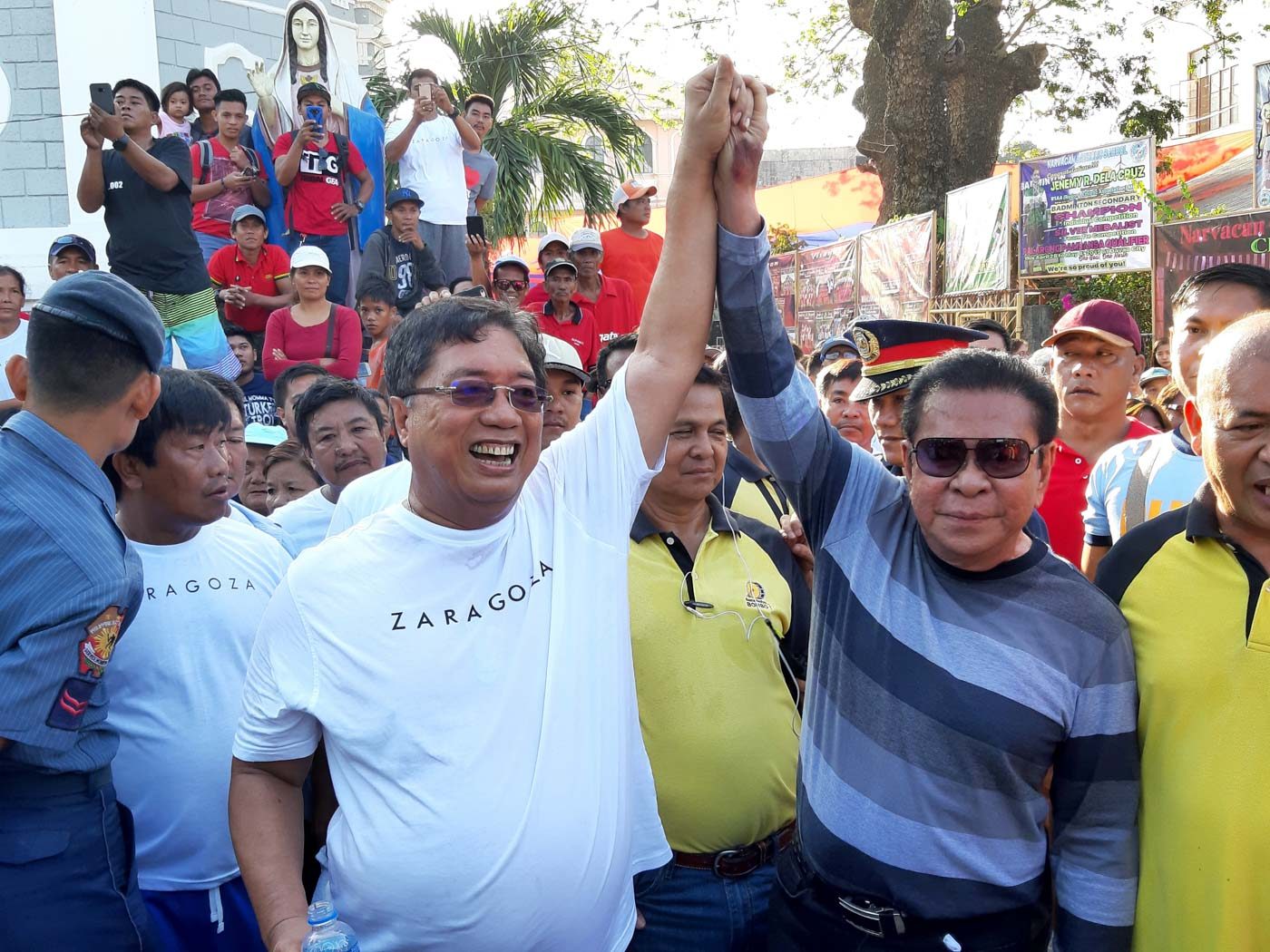 LOOK: Chavit Singson, Ed Zaragoza show who’s fit enough to be mayor of Narvacan