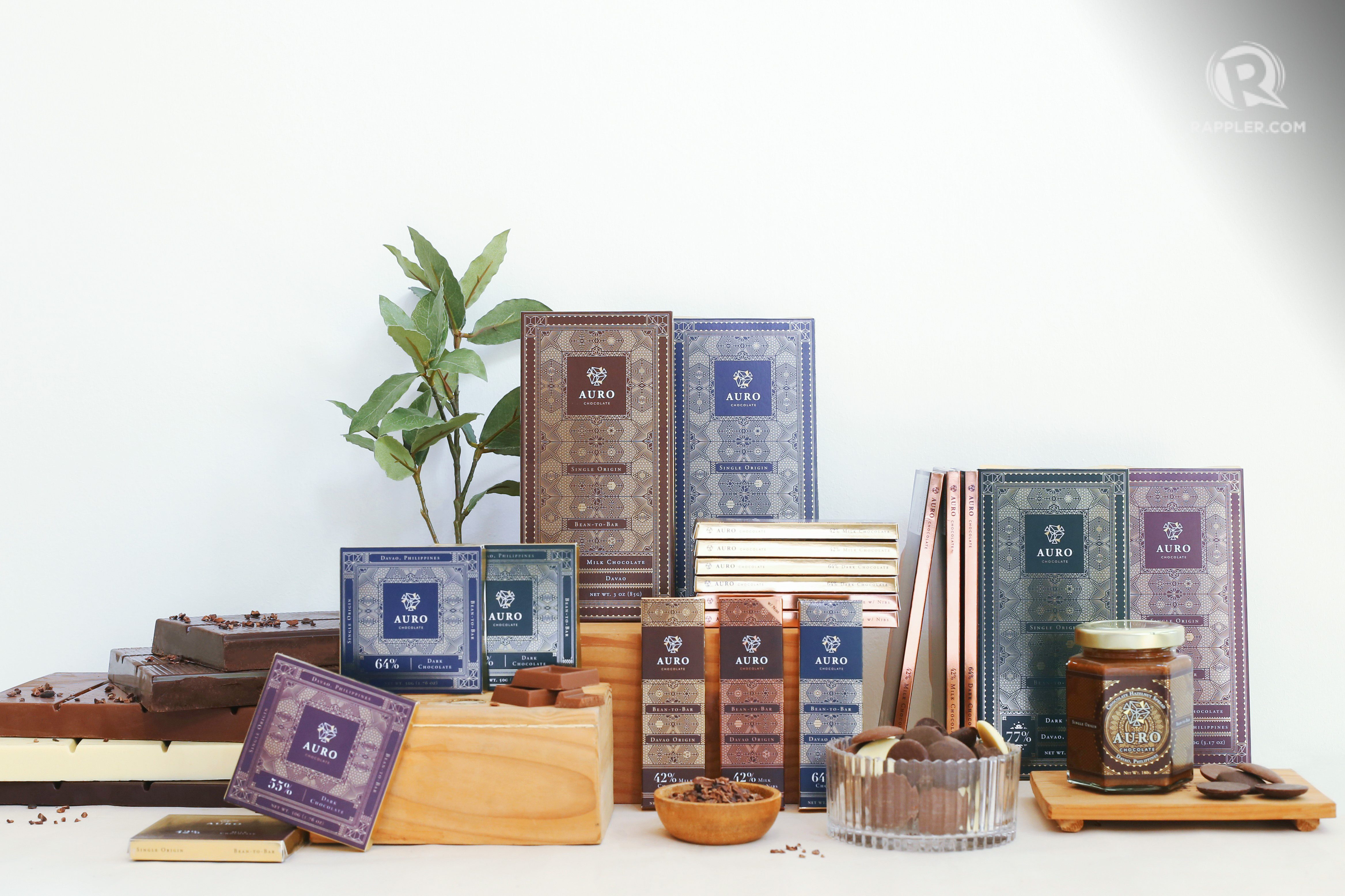 WHAT TO GET. Auro Chocolate features a wide range of chocolate products.  