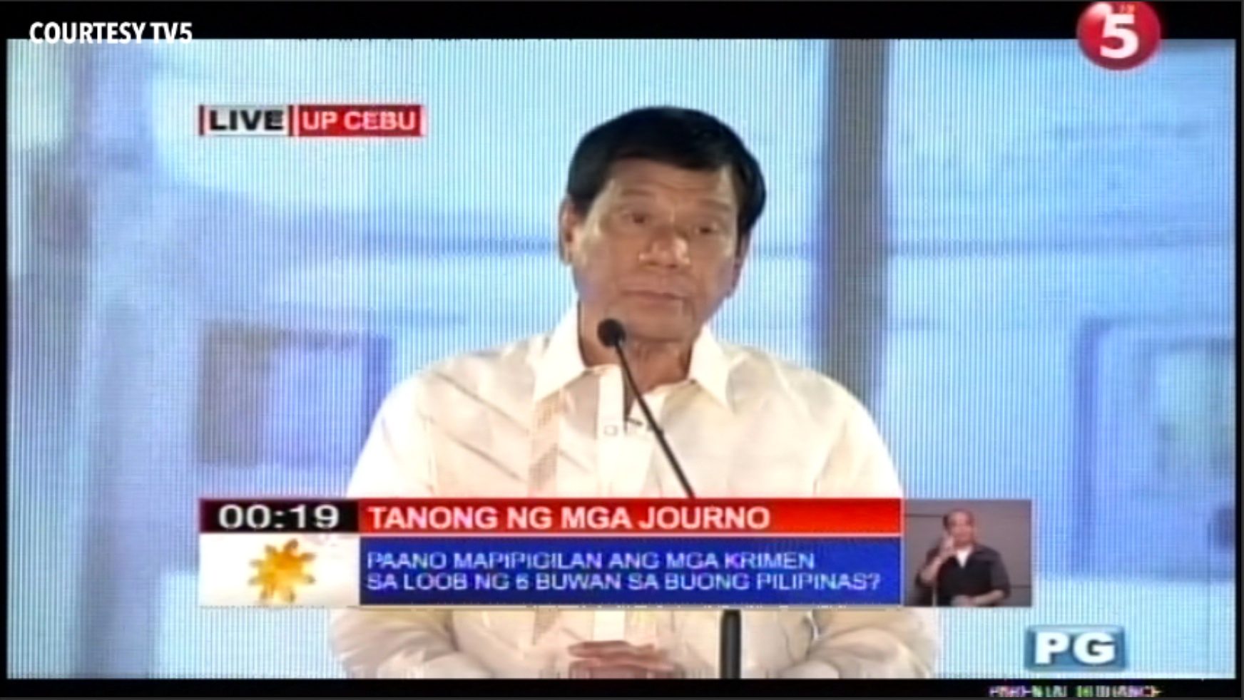 Duterte sweeps Rappler online polls for Cebu debate