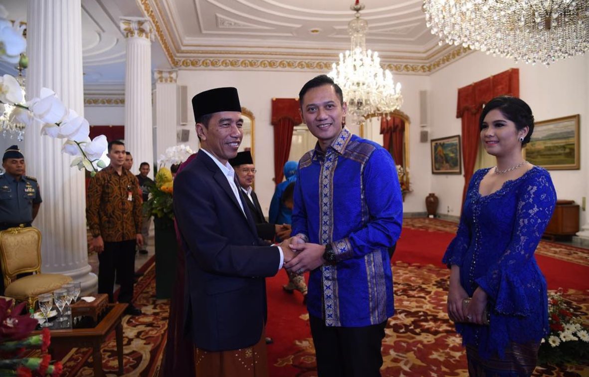 BERTEMU JOKOWI. Agus Yudhoyono pada Kamis siang, 10 Agustus bertemu dengan Presiden Joko Widodo untuk meminta restu pembukaan The Yudhoyono Institute. Foto diambil dari akun Instagram 