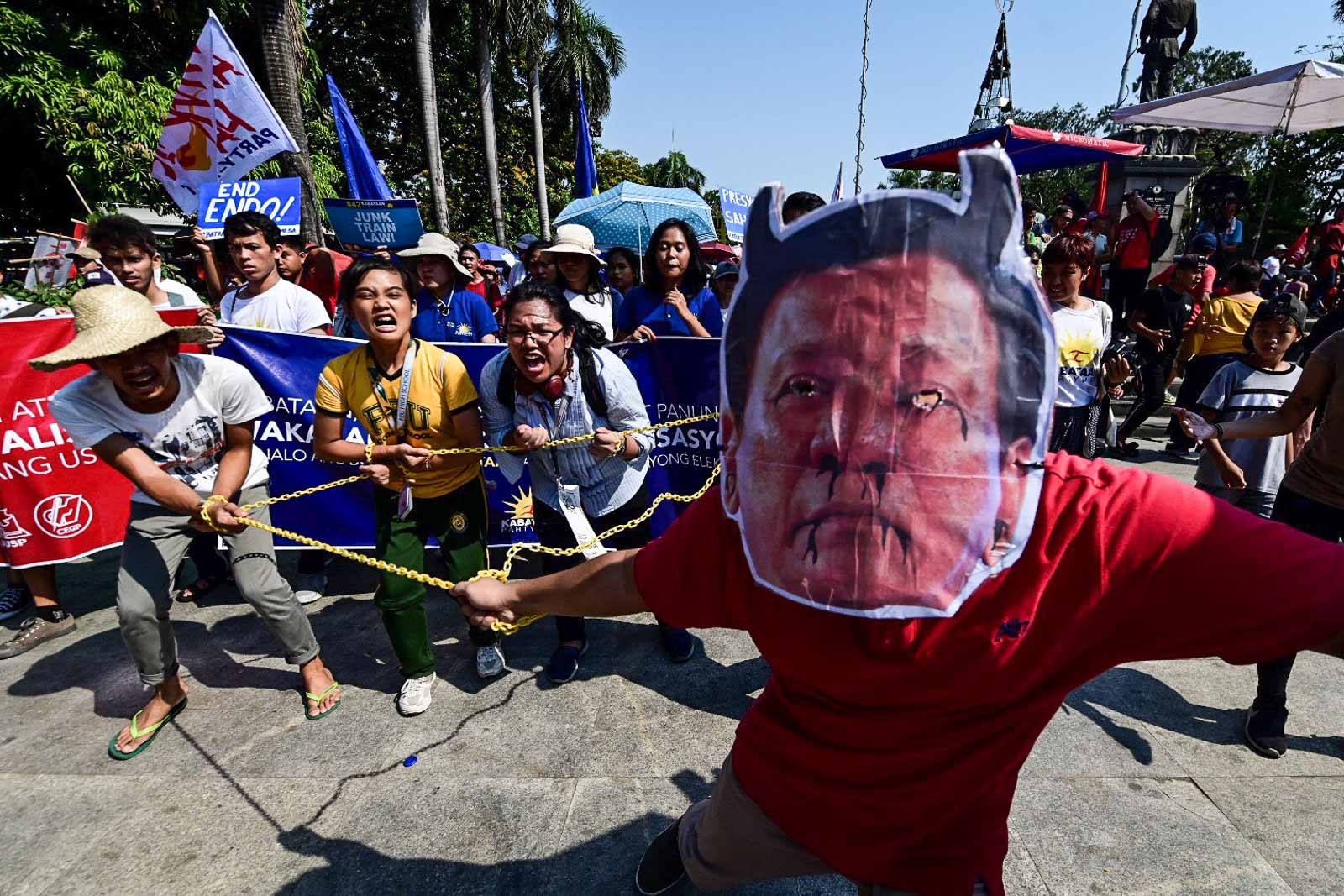 Laborers Rally Philippines IN PHOTOS: Protests on Labor Day 2019
